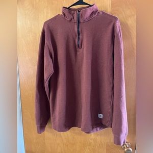 Men’s Carhartt 1/4 Zip Pullover, Size Medium
